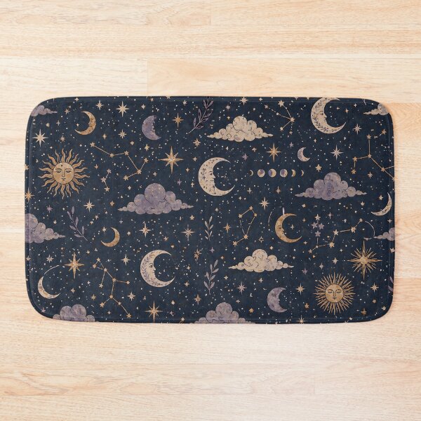 Item preview, Celestial Moon & Stars Pattern – Mystical Night Sky, Astrology & Cosmic Dream Design designed and sold by Hashola Designs.