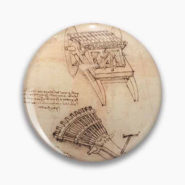 Item preview, Codex Atlanticus Folio by Leonardo da Vinci: Renaissance engineering study designed and sold by artofuniverse.