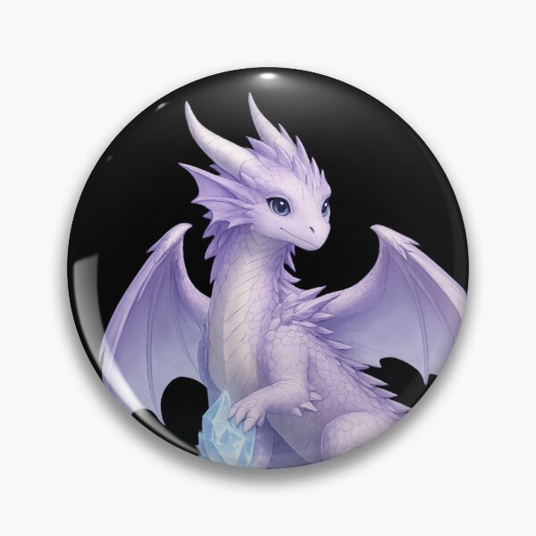 Item preview, Lavender Dragon Art designed and sold by Hatchling Hollow.