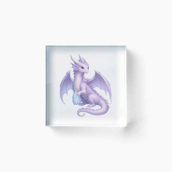Item preview, Lavender Dragon Art designed and sold by Hatchling Hollow.