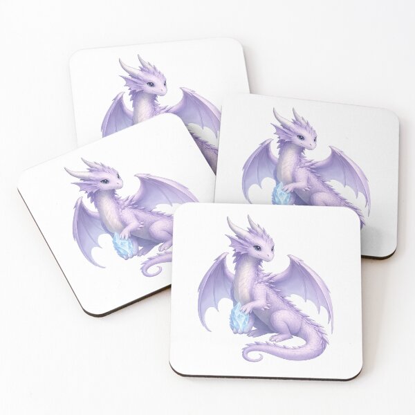 Item preview, Lavender Dragon Art designed and sold by Hatchling Hollow.
