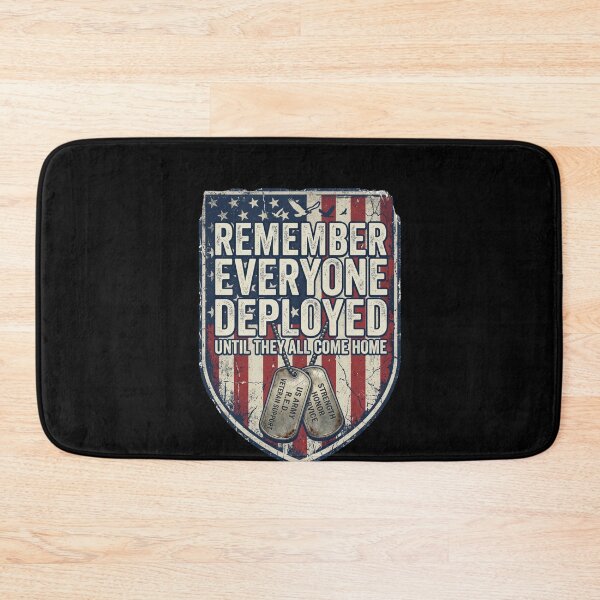 Item preview, Remember Everyone Deployed Until They All Come Home Military Veteran Support Deployment Patriot designed and sold by SofenArt.