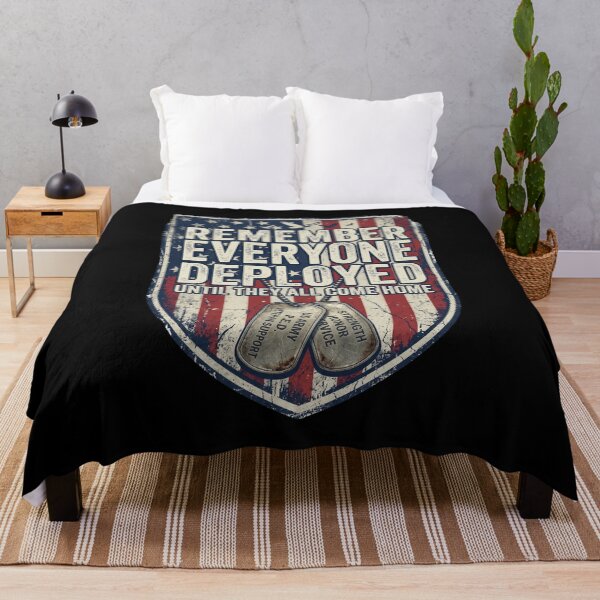 Item preview, Remember Everyone Deployed Until They All Come Home Military Veteran Support Deployment Patriot designed and sold by SofenArt.