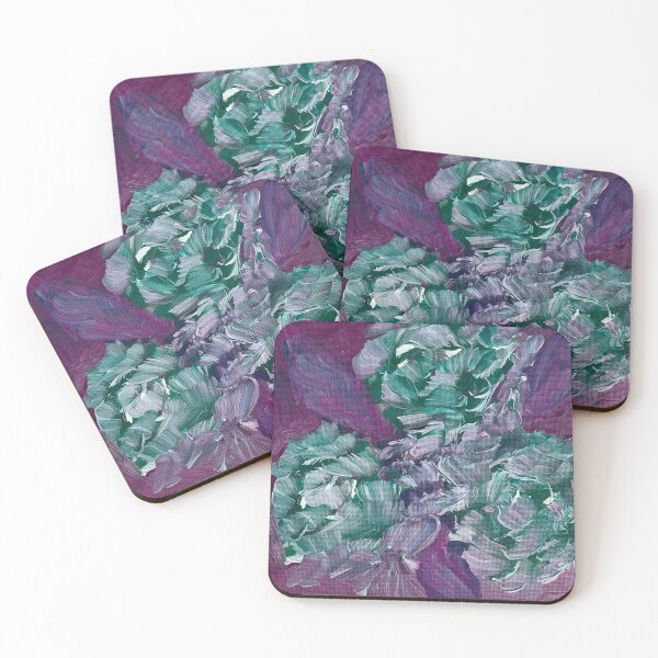 Item preview, Emerald Swirl Bloom – Abstract Floral Motion designed and sold by Kaya10Studio.