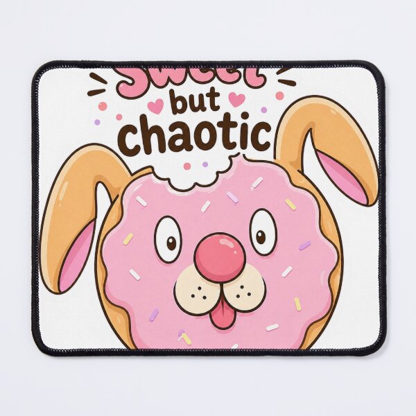 Item preview, Sweet but Chaotic Donut Dog Sticker designed and sold by Justbegy.