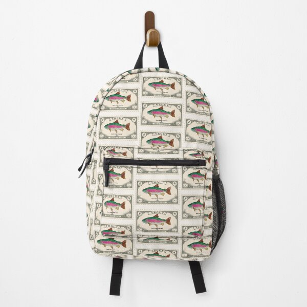 Item preview, Trout fishing stamp with rainbow trout  designed and sold by Matt Starr Fine Art .