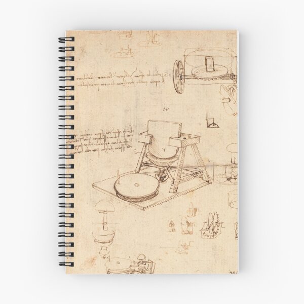Item preview, Codex Atlanticus Folio by Leonardo da Vinci: Mechanical Studies Poster designed and sold by artofuniverse.