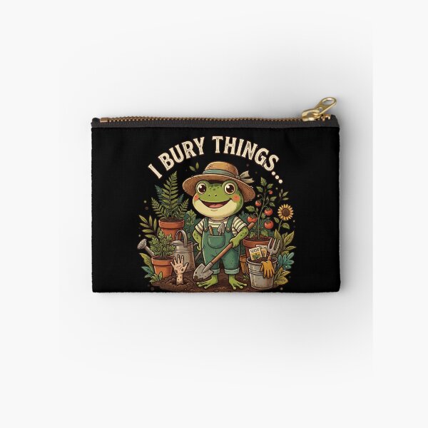 Item preview, I Bury Things... Maybe Plants... Maybe People Sarcastic Gardener Frog Plant Lover designed and sold by SofenArt.