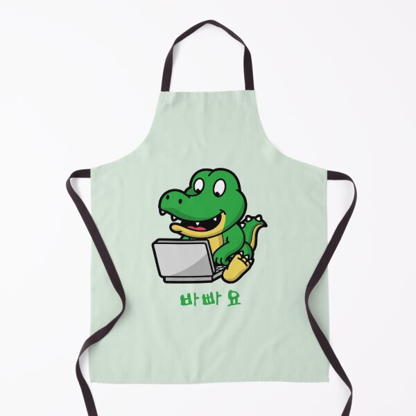 Item preview, Green Crocodile is Busy Korean designed and sold by DJCartoonDesigns.