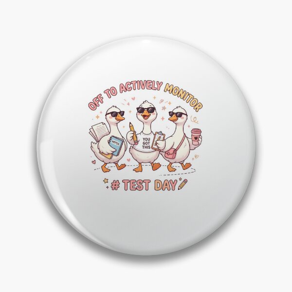 Item preview, Off To Actively Monitor #Test Day Teacher Student Educator Proctor Education School Exam designed and sold by SofenArt.