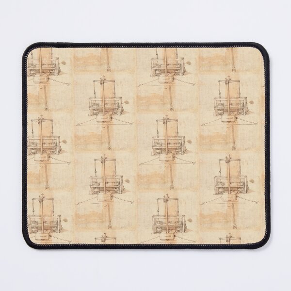 Item preview, Codex Atlanticus Folio by Leonardo da Vinci: Mechanical Drawing Poster designed and sold by artofuniverse.