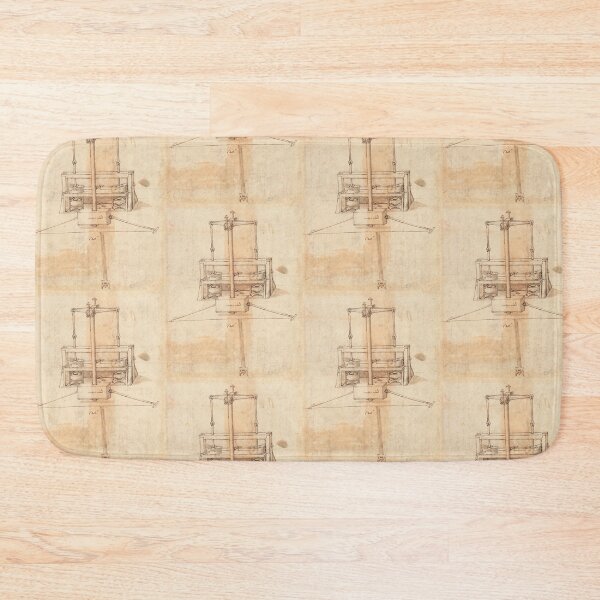 Item preview, Codex Atlanticus Folio by Leonardo da Vinci: Mechanical Drawing Poster designed and sold by artofuniverse.