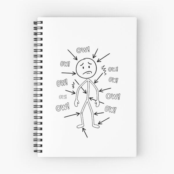 Item preview, Ow! Chronic Pain Awareness Invisible Illness Stress Overwhelmed designed and sold by SofenArt.