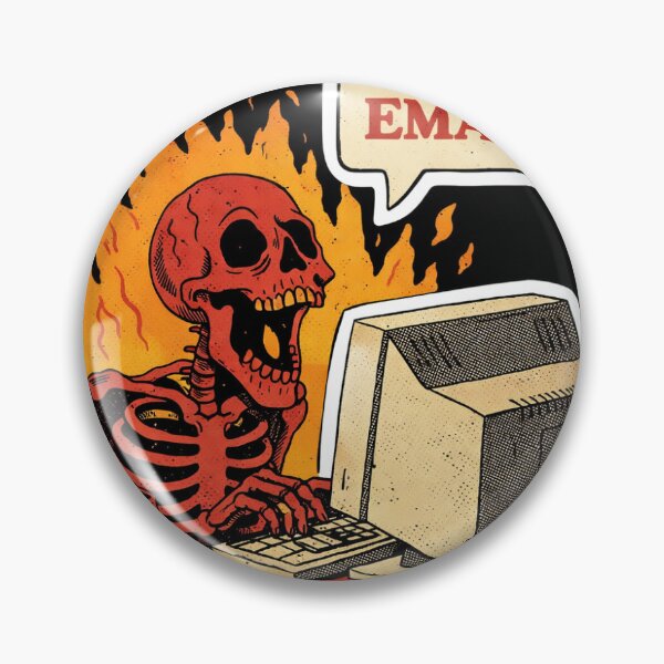 Item preview, I HATE EMAILS designed and sold by StickyVibes Store.