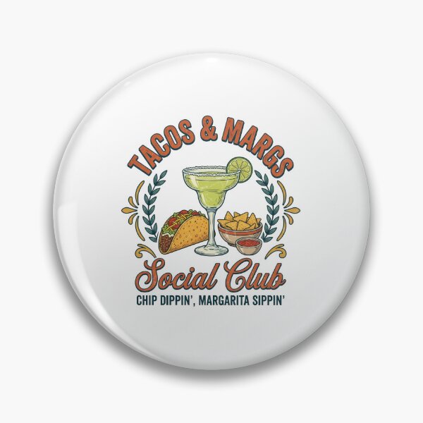 Item preview, Tacos & Margs Social Club Chip Dippin', Margarita Sippin' Mexican Food Party designed and sold by SofenArt.