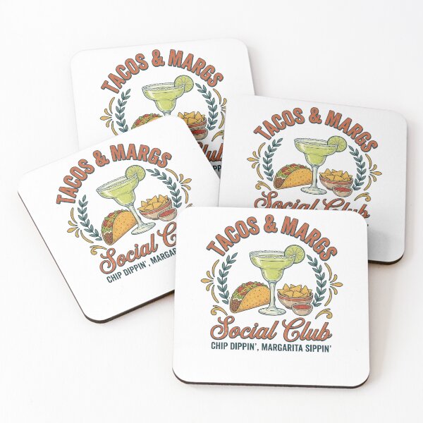Item preview, Tacos & Margs Social Club Chip Dippin', Margarita Sippin' Mexican Food Party designed and sold by SofenArt.
