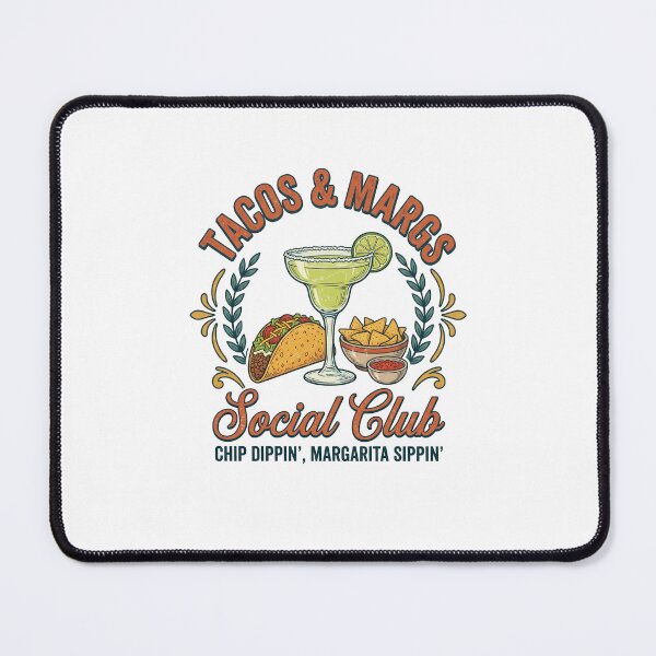 Item preview, Tacos & Margs Social Club Chip Dippin', Margarita Sippin' Mexican Food Party designed and sold by SofenArt.
