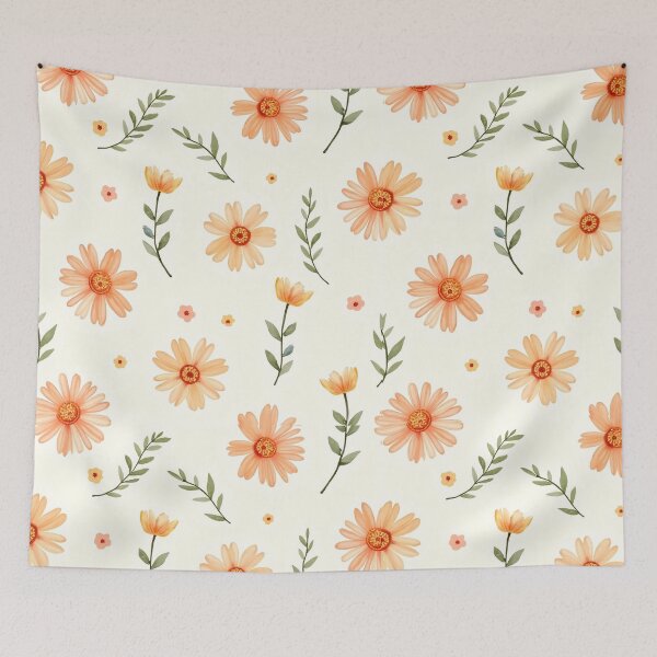Item preview, Scattered Sunny Blossoms for Fresh Summer Vibes designed and sold by mittie101.