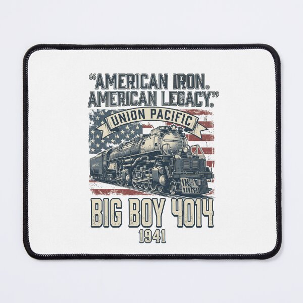 Item preview, American Iron. American Legacy. Union Pacific Big Boy 4014 1941 Steam Locomotive Train Railfan designed and sold by SofenArt.