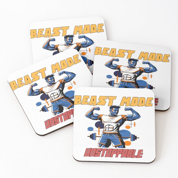 Item preview, Beast Mode Unstoppable Bodybuilding Vector Gym Motivation designed and sold by ArtdesignsA.
