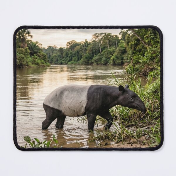 Item preview, Tapir by a river designed and sold by Malisa345.