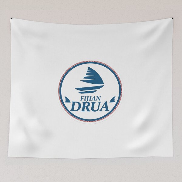 Item preview, Fijian Drua Sailing Logo | Nautical Boat Emblem | Ocean Marine Minimal Design designed and sold by Bhaskar Digital Art.