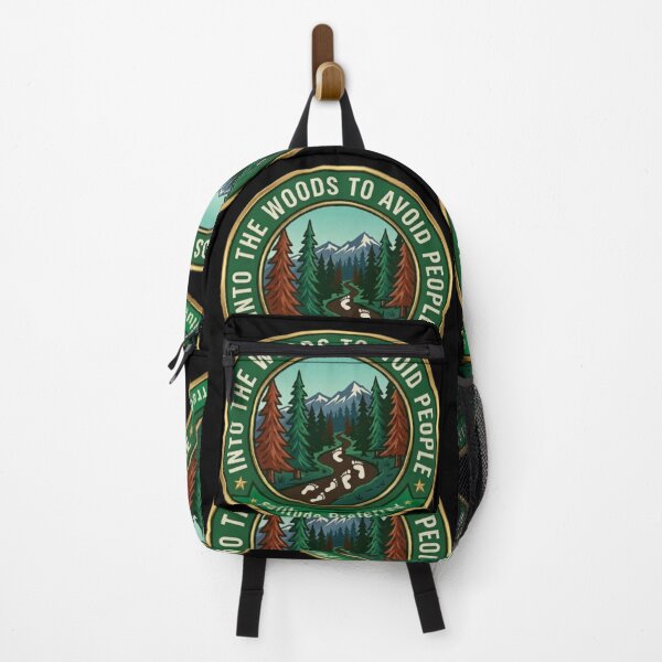 Item preview, Into The Woods To Avoid People | Solitude Preferred designed and sold by Blaze & Trail Creative.
