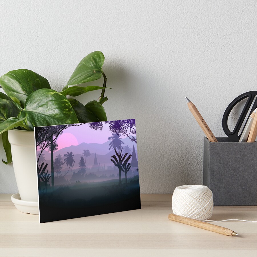 Item preview, Art Board Print designed and sold by Rukudzow.