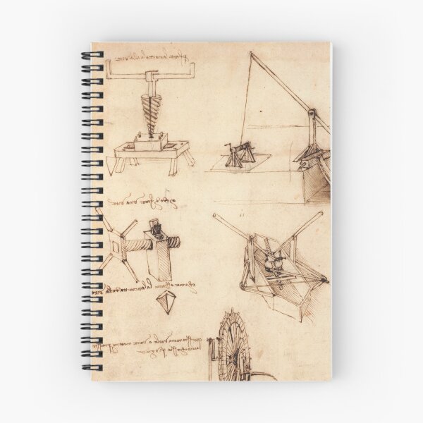 Item preview, Codex Atlanticus Folio by Leonardo da Vinci: Mechanical Studies Poster designed and sold by artofuniverse.