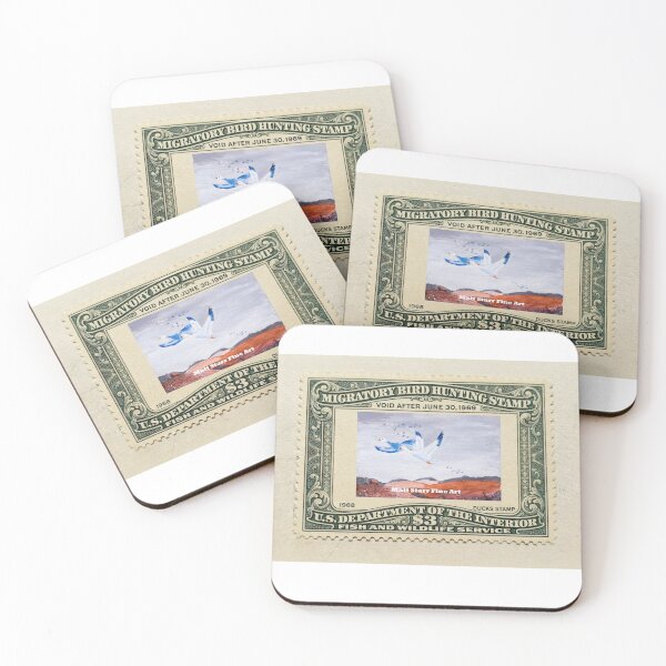 Item preview, Migratory Bird Hunting Stamp with snow geese  designed and sold by Matt Starr Fine Art .