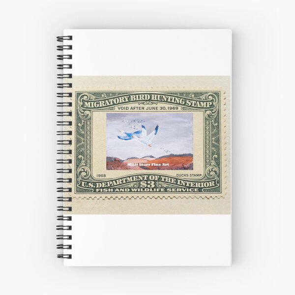 Item preview, Migratory Bird Hunting Stamp with snow geese  designed and sold by Matt Starr Fine Art .