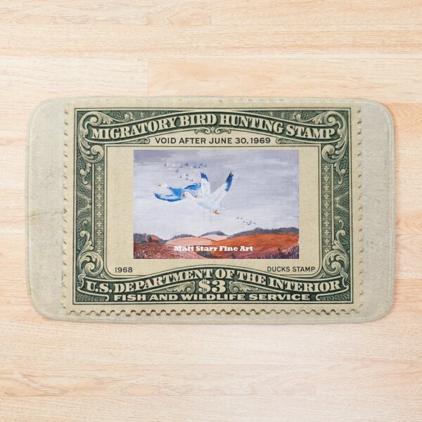 Item preview, Migratory Bird Hunting Stamp with snow geese  designed and sold by Matt Starr Fine Art .