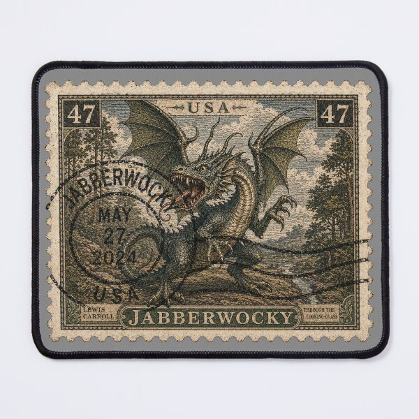Item preview, Jabberwocky Postage Stamp designed and sold by JJSizzleheimer.