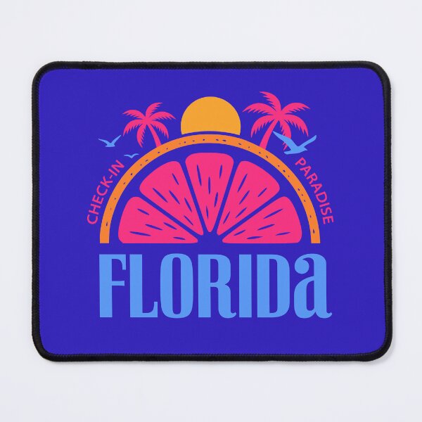 Item preview, Florida Check-In Paradise Retro Sunset Palms designed and sold by LinaValearte.