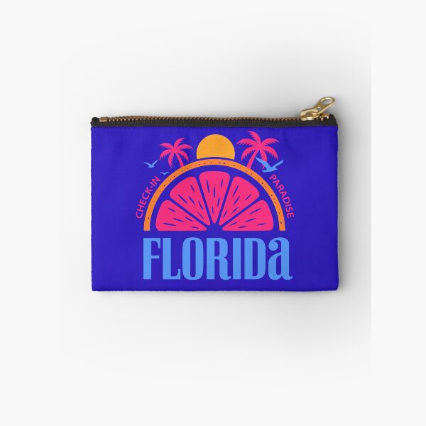 Item preview, Florida Check-In Paradise Retro Sunset Palms designed and sold by LinaValearte.