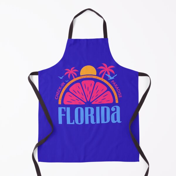 Item preview, Florida Check-In Paradise Retro Sunset Palms designed and sold by LinaValearte.