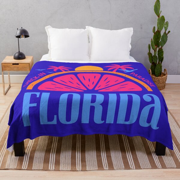 Item preview, Florida Check-In Paradise Retro Sunset Palms designed and sold by LinaValearte.