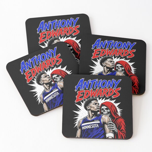 Item preview, Anthony Edwards Basketball Vintage Player Grim Reaper Horror Art designed and sold by graphixpolash.