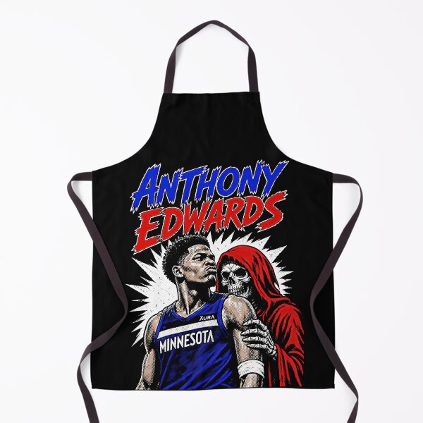 Item preview, Anthony Edwards Basketball Vintage Player Grim Reaper Horror Art designed and sold by graphixpolash.
