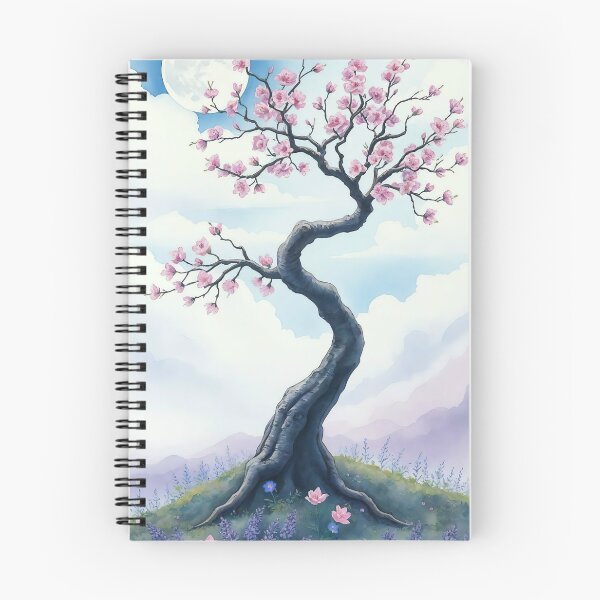 Item preview, Moonlit Sakura Dream – Cherry Blossom Fantasy Landscape designed and sold by ScreenPin.