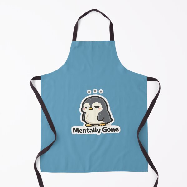 Item preview, Mentally Gone Penguin Meme | Funny Tired Mood Cute Penguin Design designed and sold by BabyStark.