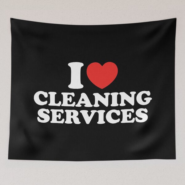 Item preview, I Love Cleaning Services designed and sold by shitpostee.