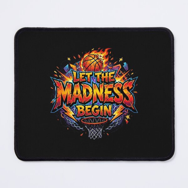 Item preview, Let The Madness Begin Dynamic Basketball Graphic designed and sold by kioncoi84.