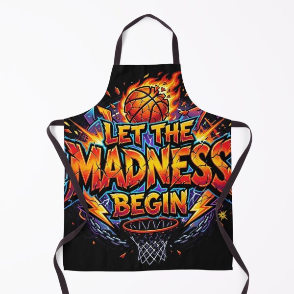 Item preview, Let The Madness Begin Dynamic Basketball Graphic designed and sold by kioncoi84.