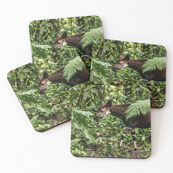 Item preview, Okapi hidden among the foliage designed and sold by Malisa345.