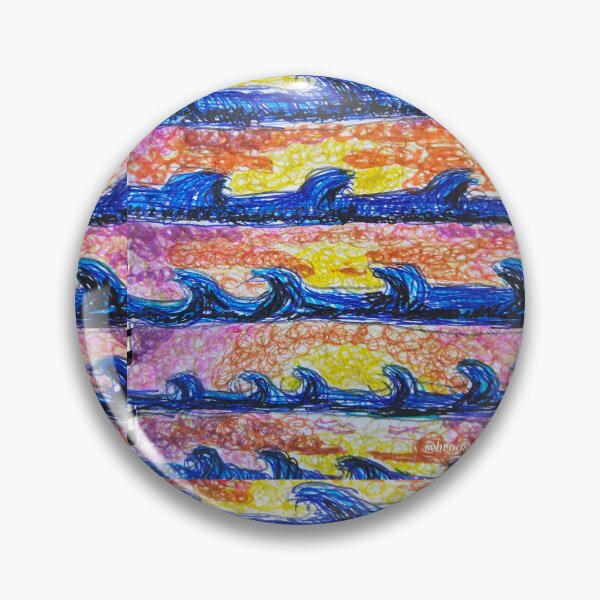 Item preview, Ocean Sunset Stripes  designed and sold by DancingCreek.