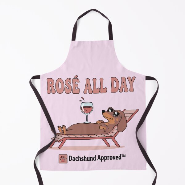 Item preview, Rosé All Day, Dachshund Approved designed and sold by TheLongDogStore.