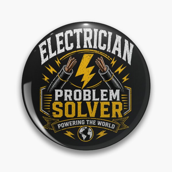 Item preview, Electrician Problem Solver Powering The World Shirt designed and sold by Drip5.