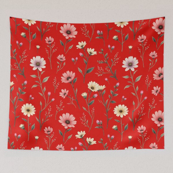 Item preview, Playful Spring Daisies: Bright Petals, Bold Backdrop designed and sold by mittie101.