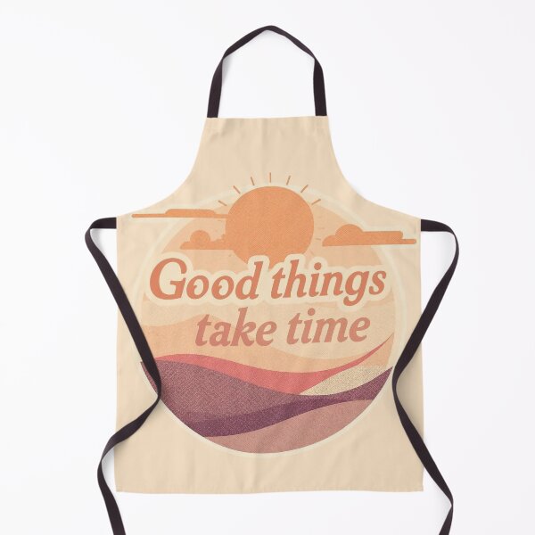 Item preview, Good Things Take Time – Burnout Relief Retro Quote | Overwhelmed & Slow Progress Motivation Aesthetic Sticker designed and sold by BukJus.